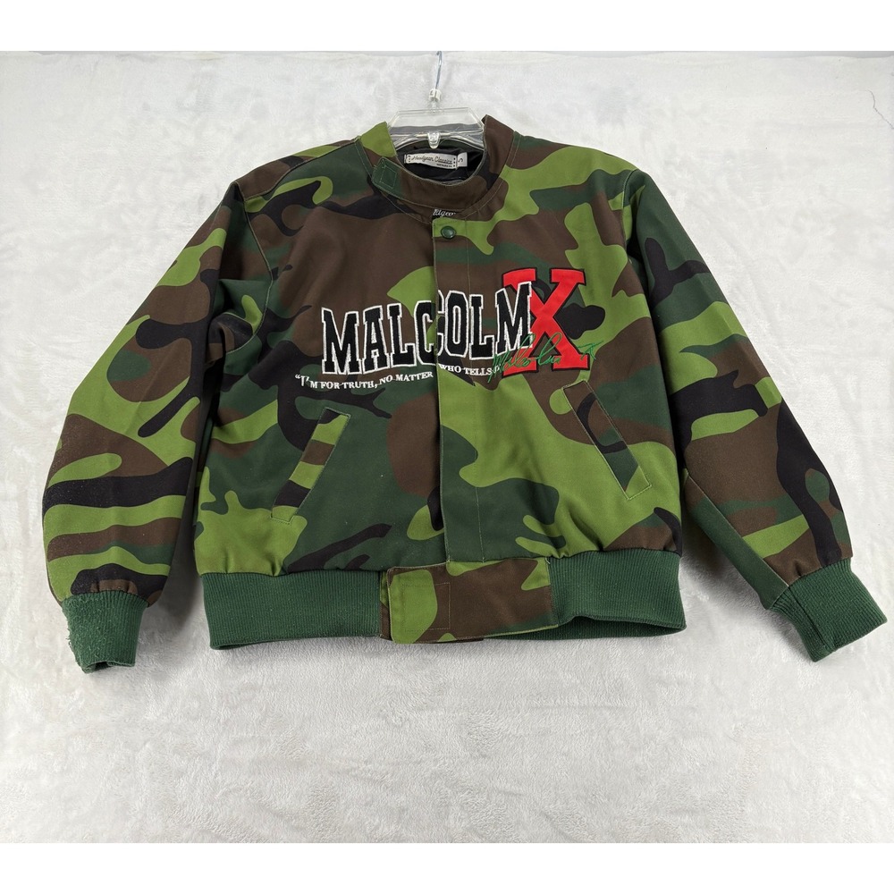 Headgear Classics Jacket S Malcolm X Camo Bomber Green Streetwear